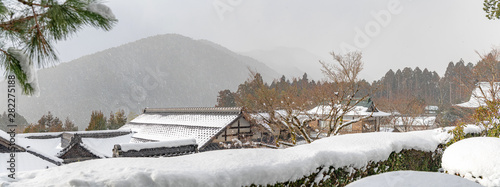 京都大原里山の雪景色stock Photo Adobe Stock