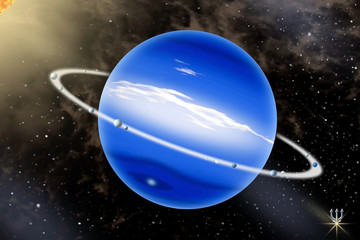 Wall Mural - Neptune - an eighth planet of the solar system