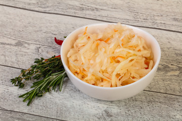 Pickled cabbage - sauerkraut