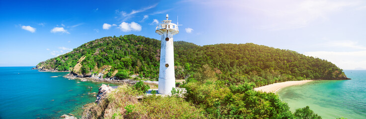 Wall Mural - lighthouse and national park of koh lanta, krabi, thailand