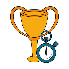 trophy success champion cup cartoon