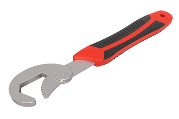 Poster - Universal Adjustable Wrench, 3D rendering