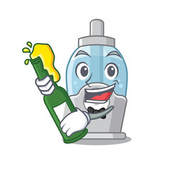 Sticker - With beer humidifier with in the cartoon shape