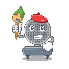 Sticker - Artist waffle iron in the character shape