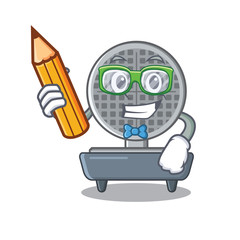 Sticker - Student waffle iron isolated in the cartoon