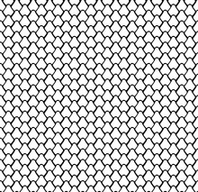 Abstract Vector Seamless Pattern With Fish Scales. Reptile, Snake, Lizard, Mermaid Tail, Dragon Skin Texture. Hand Drawn Black And White Background. Repeating Backdrop For Textile, Clothes, 