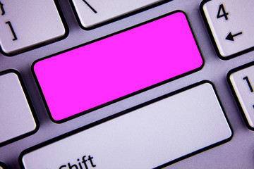 Leinwandbilder - Design business concept Empty copy text for Web banners promotional material mock up template. Keyboard key Intention create text computer reflection message