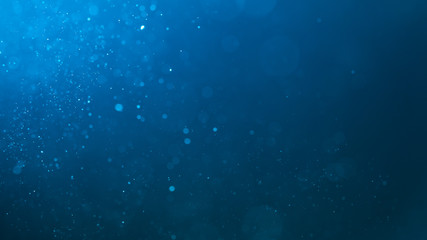Abstract Blue Defocused bokeh background