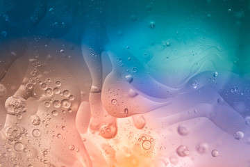 Wall Mural - abstract color full water bubbles background