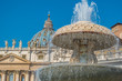 Bernini's Fountain and the Basilica of St. Peter in the Vatican
