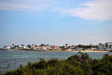 Precioso paisaje de playa en Fuerteventura