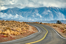 Open Highway In California, USA.