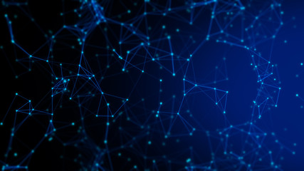 web network social, background 3d illustration rendering, deep learning, science data cloud storage digital, neuron plexus cell brain, technology system, futuristic connecting to online