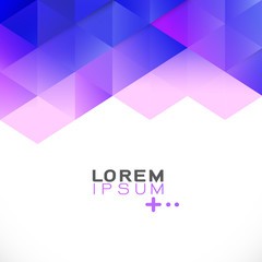 Wall Mural - abstract blue gradient geometric template modern overlapping and space for text. modern background f