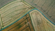 © fStop - Drone point of view rural farmland crops, Bayern, Germany
