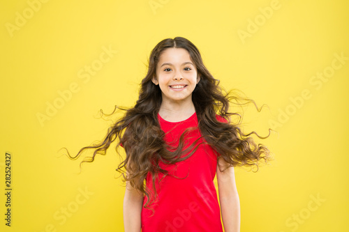 Hairdresser Tip Kid Girl Long Healthy Shiny Hair Perfect Curls
