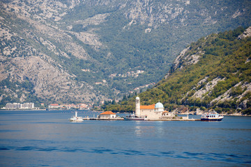 Poster - Kotor bay church in Montenegro