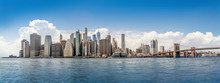 Panoramic View At The Skyline Of New York