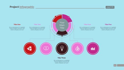 Business structure slide template. Business data. Graph, diagram, design. Creative concept for infographic, report. Can be used for topics like achievement, hierarchy, business fields