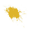 watercolor yellow splash isolated on white background. Abstract aquarelle texture