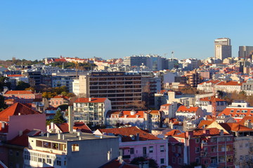 Canvas Print - Cityview in Lisbon, Portugal