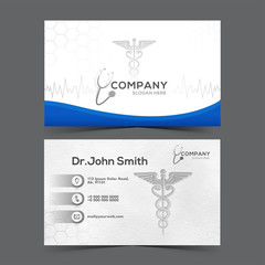 Sticker - Medical healthcare or hospital and business card template.