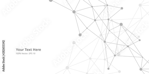 Fotomural Futuristic crypto blockchain illustration