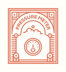 Sticker - PRESSURE METER ICON CONCEPT