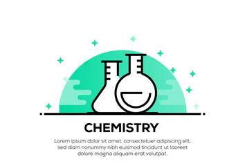 Canvas Print - CHEMISTRY ICON CONCEPT