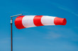 © Parilov - Windsock indicator of wind on runway airport
