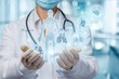 © natali_mis - A medical worker shows the mechanism of health .