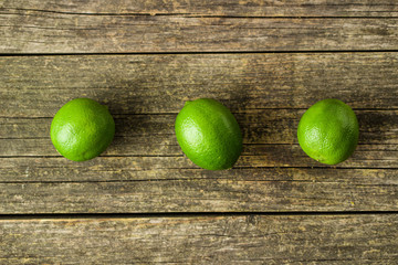 The green limes.