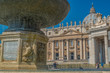 The Fountains of St. Peter's Square in Vatican