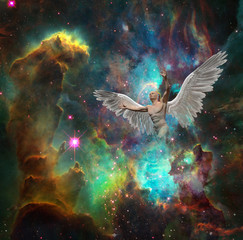 Wall Mural - space angel