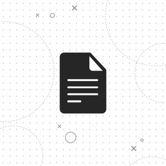 Poster - Document, paper, vector best flat icon