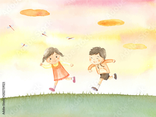 赤とんぼを追いかける子どもたち 秋の景色 水彩イラスト Kaufen Sie Diese Vektorgrafik Und Finden Sie Ahnliche Vektorgrafiken Auf Adobe Stock Adobe Stock 赤とんぼを追いかける子どもたち 秋の景色 水彩イラスト Kaufen Sie Diese Vektorgrafik Und Finden Sie Ahnliche Vektorgrafiken Auf Adobe Stock Adobe Stock