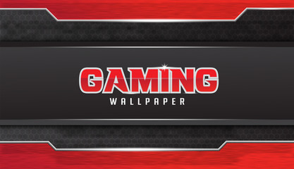 Poster - Abstract Gaming Wallpaper Vector Design With Grunge Effect