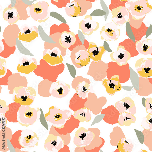 Fotografía Abstract floral seamless pattern
