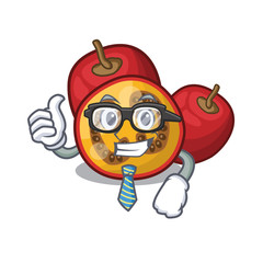 Sticker - Businessman tamarillo isolated with in the cartoon