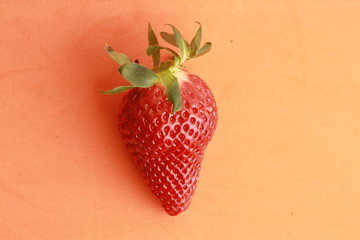 strawberry on colorful background