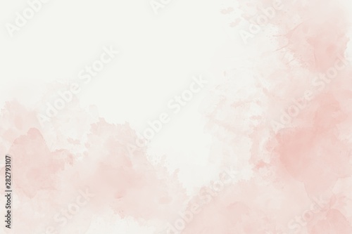 Watercolor soft pink abstract background