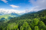 Fototapeta Na ścianę - View of Caucasian mountains