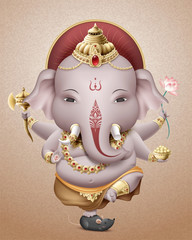 Lovely god Ganesha