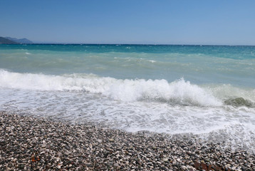 Canvas Print - Pebble beach