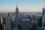 Fototapeta Miasta - Looking South from the top of Manhattans midtown (NYC, USA)