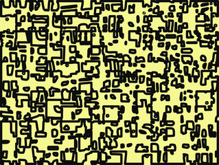 Poster - Abstract grunge vector background. Color composition of irregular graphic elements.