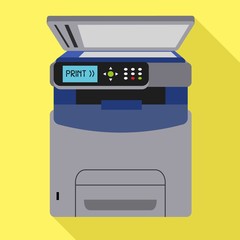 Poster - Office xerox printer icon. Flat illustration of office xerox printer vector icon for web design