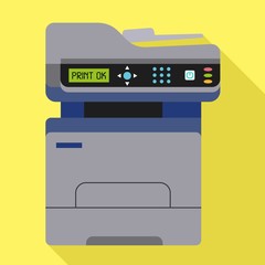 Poster - Office xerox icon. Flat illustration of office xerox vector icon for web design