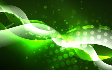 Fototapete - Neon abstract background. Background decoration. Trendy graphic design.