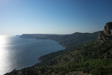 Fototapeta Zachód słońca - view of the coast